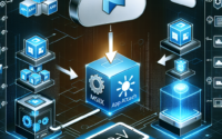 A diagram of a cloud computing system