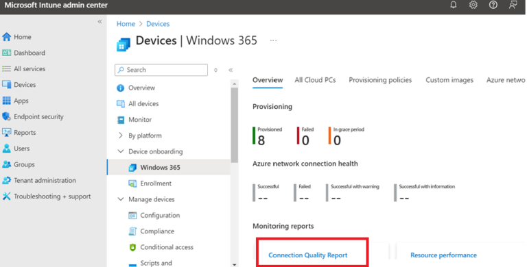 Enhancing User Experience: Reporting Cloud PC Connection Quality in ...
